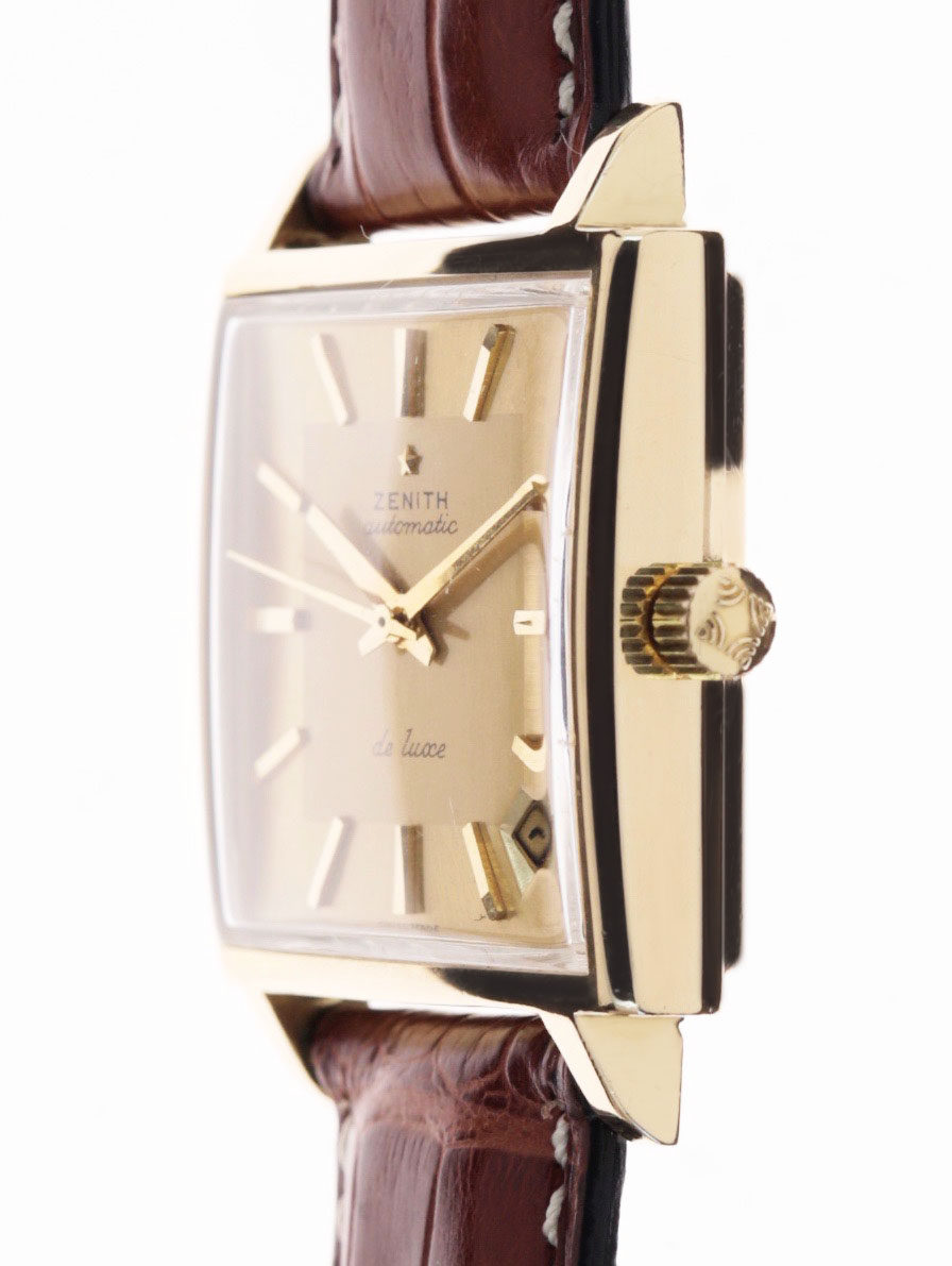 Zenith De Luxe 18 k Yellow Gold 1960s - Gisbert A. Joseph Watches