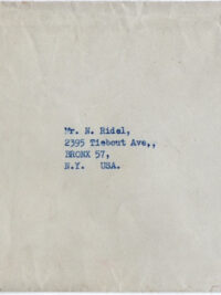 Gübelin Letter historical 1950s