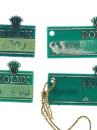 Rolex Tags, Lot 4 pieces 1970s