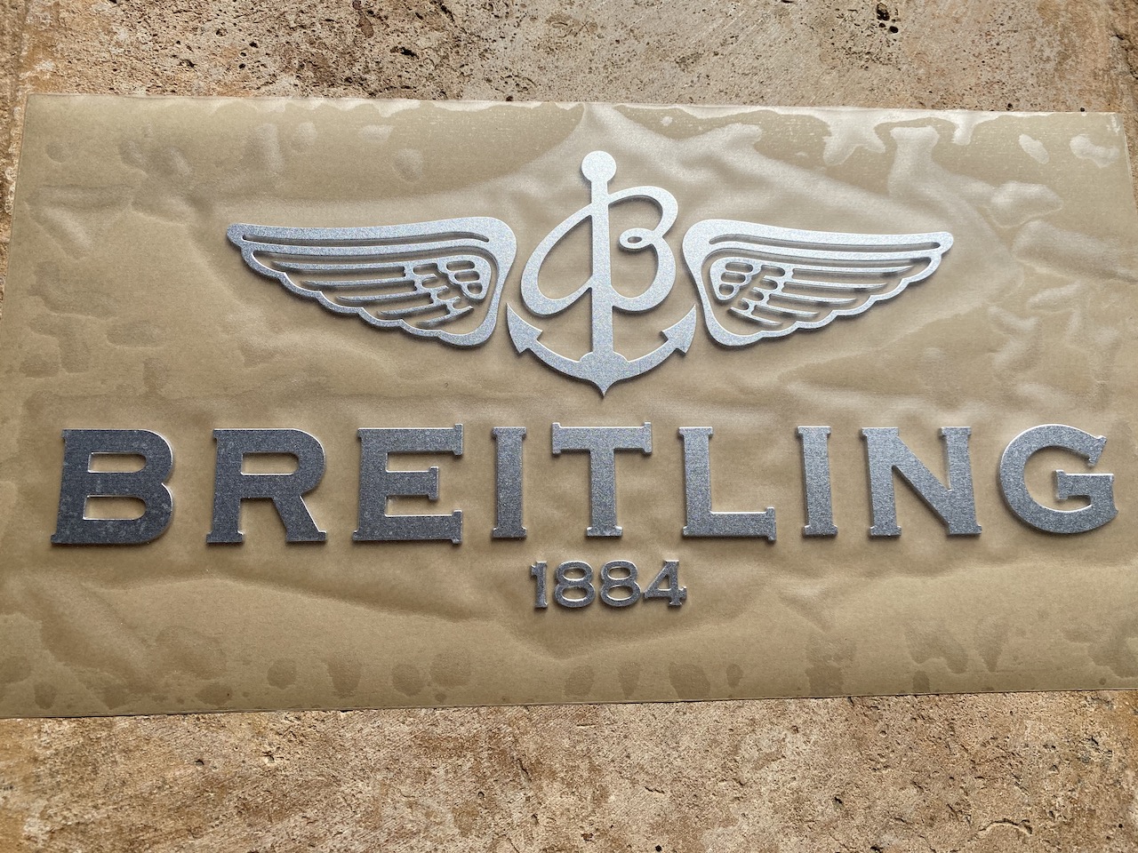 Breitling Logo 1984 Letters Silver 2010s - www.joseph-watches.com