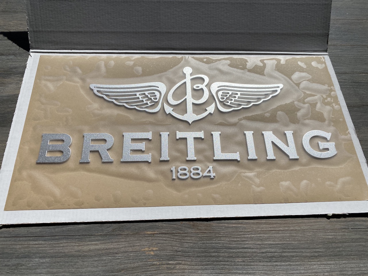 Breitling Logo 1984 Letters Silver 2010s - Gisbert A. Joseph Watches