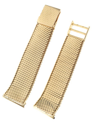 18 k Gold Mesh Bracelet 18 k Yellow Gold 1960s