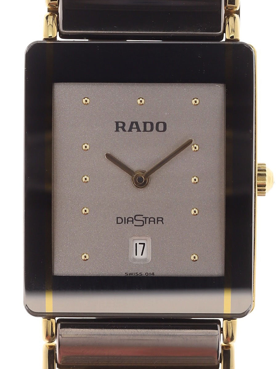 Rado Diastar Men'S Black Dial Watch